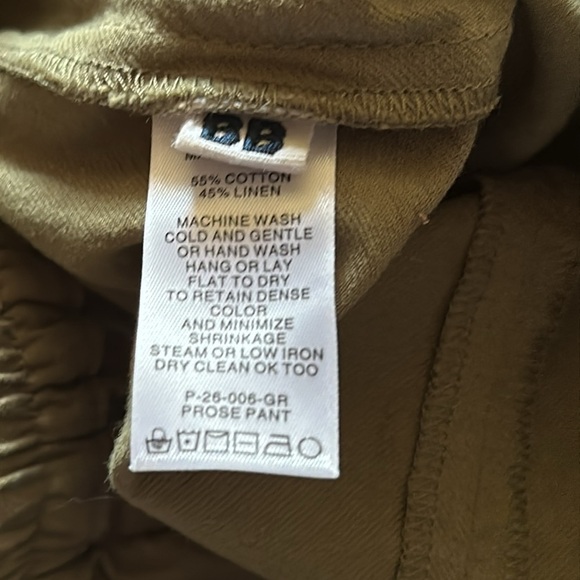 Roucha sz 6/8 cotton linen blend pants harem style great pre owned owned owned - Picture 7 of 7